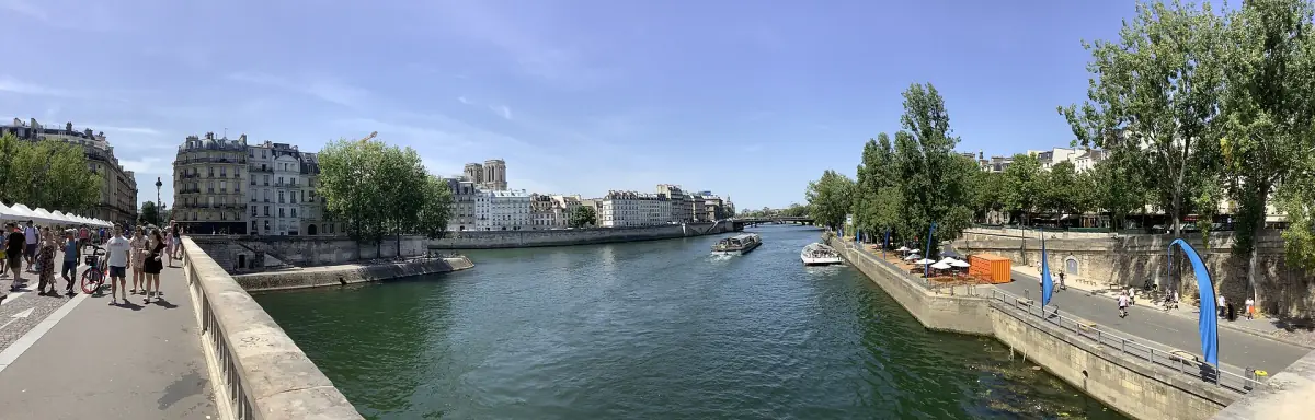 The Seine seen from Île Saint-Louis