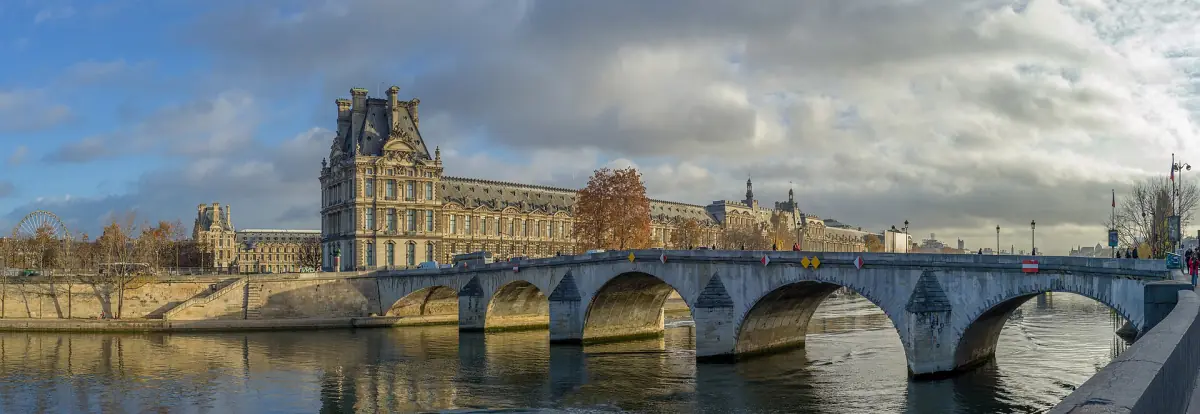 Pont Royal and the Louvre on the Seine